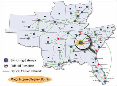 Click to enlarge network map